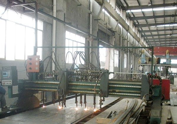 H型鋼多頭直條氣割機